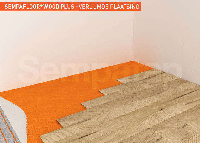 SempaFloor Wood Plus, geluidsisolatie onder verlijmd parket