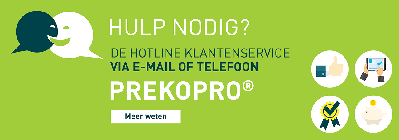 Hulp nodig of een vraag over de producten voor warmte-isolatie, geluidsisolatie of geluidsabsorptie? Neemt contact op met PREKOPRO, de hotline voor Sempatap-klanten.